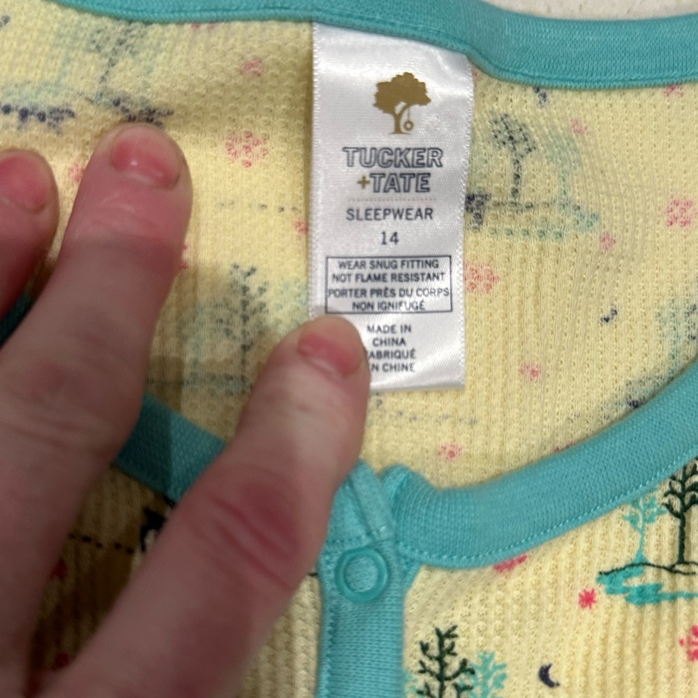 TUCKER + TATE ONEPIECE PJ NWOT - Picture 3 of 3